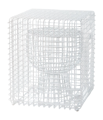 Kruk POLSPOTTEN Tip Tap Wire White