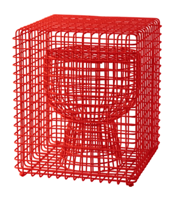 Kruk POLSPOTTEN Tip Tap Wire Coral Red