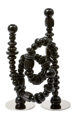 Kandelaar POLSPOTTEN Beads Black