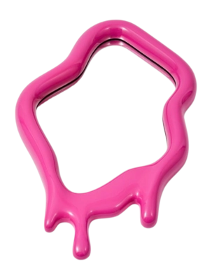 Spiegel POLSPOTTEN Melting Oval Light Pink M