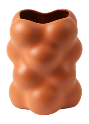 Vaas POLSPOTTEN Grape Terracotta Cognac S