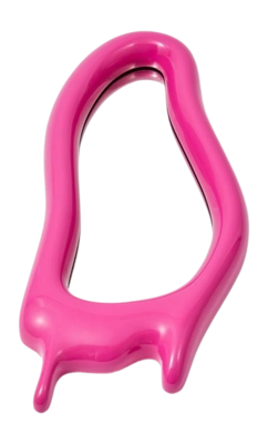 Miroir POLSPOTTEN Fondre Ovale Light Pink L