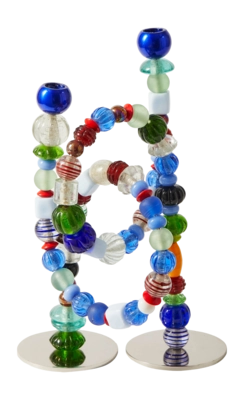 Kandelaar POLSPOTTEN Beads Multi Color