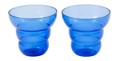 Tumbler POLSPOTTEN Mizu Kiri Dark Blue (Set of 2)