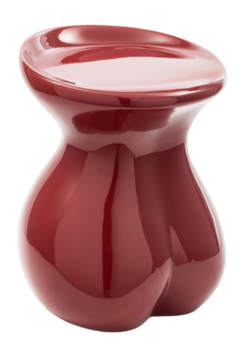 Hocker POLSPOTTEN Body Burgundy Red