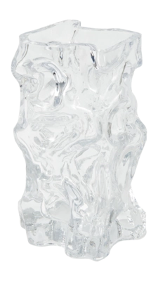 Vase POLSPOTTEN Ice Clear