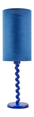 Lampenkap POLSPOTTEN Lamp Shade Ø35Xh60Cm Dark Blue