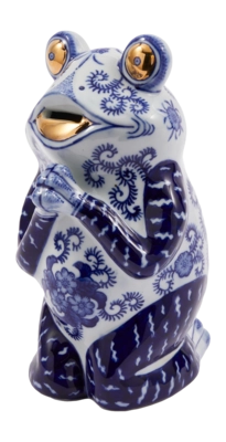 Tirelire POLSPOTTEN Piggy Bank Frog Dark Blue
