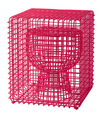 Kruk POLSPOTTEN Tip Tap Wire Light Pink