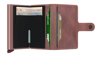 3---ORIGINAL_JPG-Vintage - Miniwallet - Mauve - Rose - Open