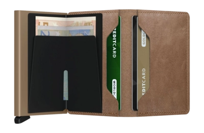 4---ORIGINAL_JPG-Vintage - Slimwallet - Taupe - Sand - Open