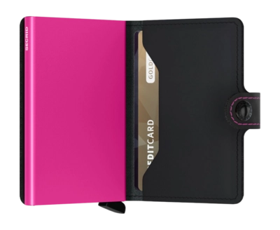 4---ORIGINAL_JPG-Matte - Miniwallet - Black & Fuchsia - Fuchsia - Expl