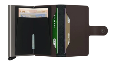 5---ORIGINAL_JPG-Matte - Miniwallet - Truffle - Earth Grey - Open