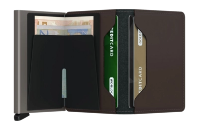 4---ORIGINAL_JPG-Matte - Slimwallet - Truffle - Earth Grey - Open