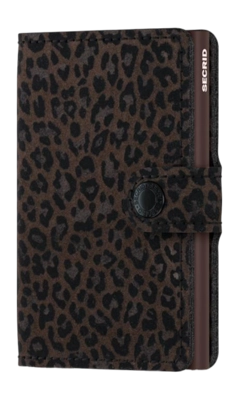 Wallet Secrid Miniwallet Leopard Brown 25