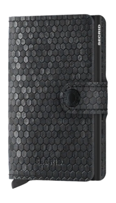 Portemonnee Secrid Miniwallet Hexagon Black