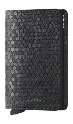 Portemonnee Secrid Slimwallet Hexagon Black