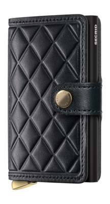 Porte-Monnaie Secrid Miniwallet Emboss Diamond Noir