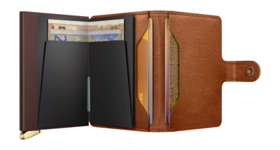 5---ORIGINAL_JPG-Emboss Lines - Miniwallet - Cognac - Brown - Open