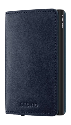 Portemonnee Secrid Slimwallet Basco Navy