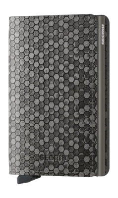 Portemonnee Secrid Slimwallet Hexagon Grey