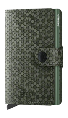 Portemonnee Secrid Miniwallet Hexagon Green