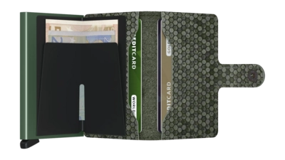 5---ORIGINAL_JPG-Hexagon - Miniwallet - Green - Green - Open