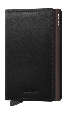 Portmonnaie Secrid Slimwallet Original Black-Brown