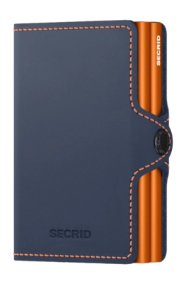 Portemonnee Secrid Twinwallet Matte Night Blue & Orange