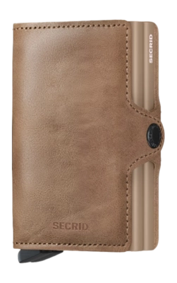 Portemonnee Secrid Twinwallet Vintage Taupe