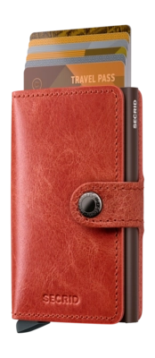 2---ORIGINAL_JPG-Vintage - Miniwallet - Orange  - Brown - Cards