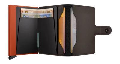 5---ORIGINAL_JPG-Matte - Miniwallet - Truffle & Orange - Orange - Open