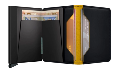 4---ORIGINAL_JPG-Matte - Slimwallet - Black & Ochre - Black - Open