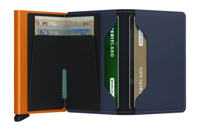 3---ORIGINAL_JPG-Matte - Slimwallet - Night Blue - Orange - Open