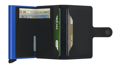 4---ORIGINAL_JPG-Matte - Miniwallet - Black & Blue - Blue  - Open