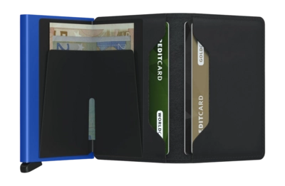4---ORIGINAL_JPG-Matte - Slimwallet - Black & Blue - Blue  - Open