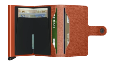 5---ORIGINAL_JPG-Crisple - Miniwallet - Pumpkin - Orange - Open