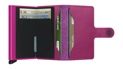 5---ORIGINAL_JPG-Crisple - Miniwallet - Fuchsia - Fuchsia - Open