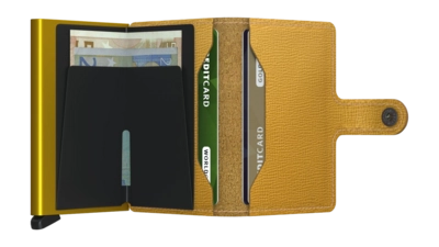 5---ORIGINAL_JPG-Crisple - Miniwallet - Ochre - Gold - Open