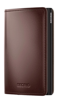 Porte-Monnaie Secrid Slimwallet Dusk Dark Brown
