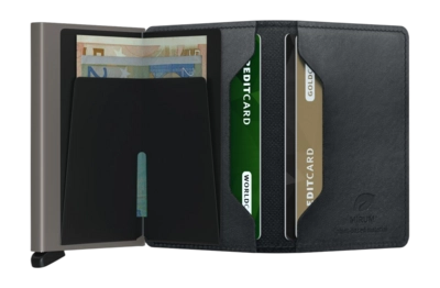 5---ORIGINAL_JPG-Mirum - Slimwallet - Black - Earth Grey - Open