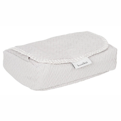 Billendoekjeshouder Koeka Stockholm Silver Grey