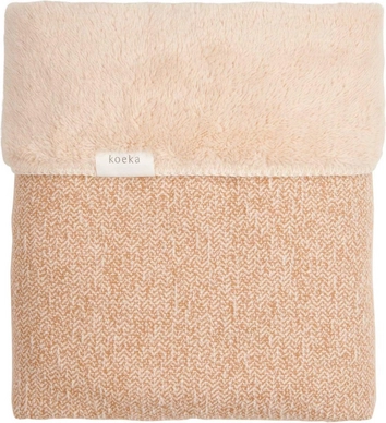 Ledikantdeken Koeka Teddy Vigo Caramel Soft Caramel