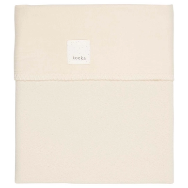Couverture Bébé Koeka Flanel Runa Warm Blanc