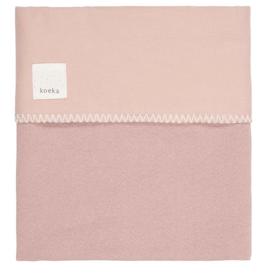 Ledikantdeken Koeka Flanel Runa Old Pink
