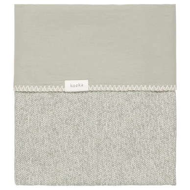 Couverture Bébé Koeka Flanel Vigo Shadow Vert Leaf