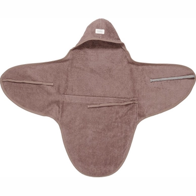 Omslagdoek Koeka Newborn Dijon Organic plum