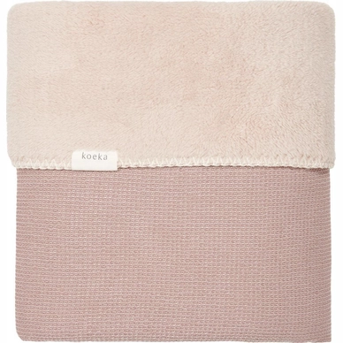 Ledikantdeken Koeka Teddy Cairo Plum