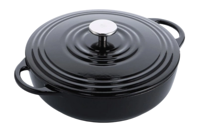 Braadpan BK Bourgogne laag Jet Black 28 cm