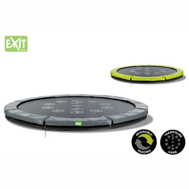 Trampoline Exit Toys Inground Twist 305 Groen/Grijs